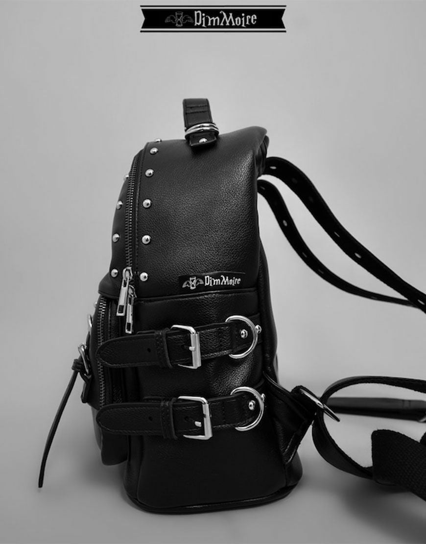 DimMoire【ディムモアール】Skull刻印スタッズリュック/Black