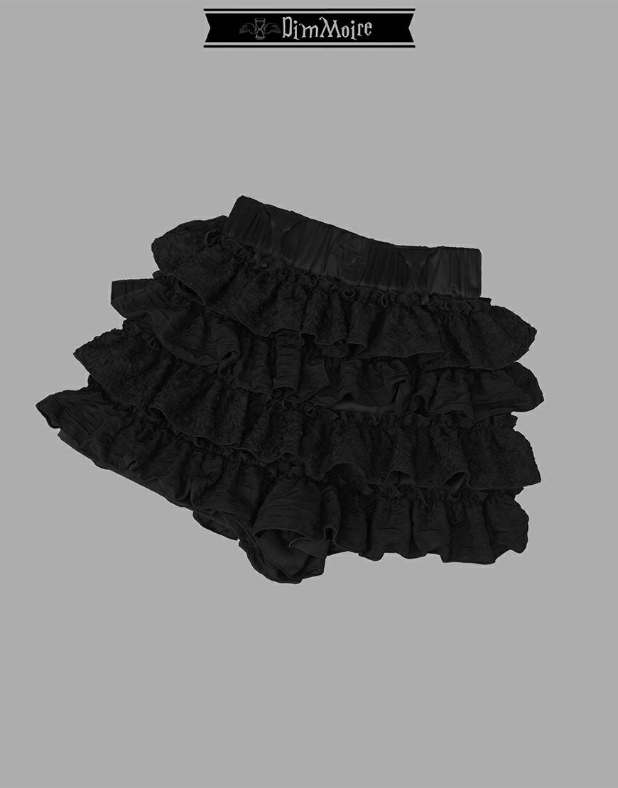 DimMoire【ディムモアール】フリルミニスカパン/Black
