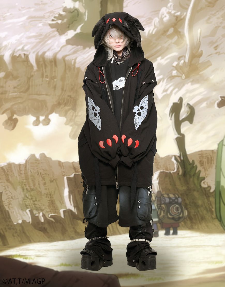 Gamchu【ガムチュ】Gamchu × Faputa motif Zip-up hoodie/全2色