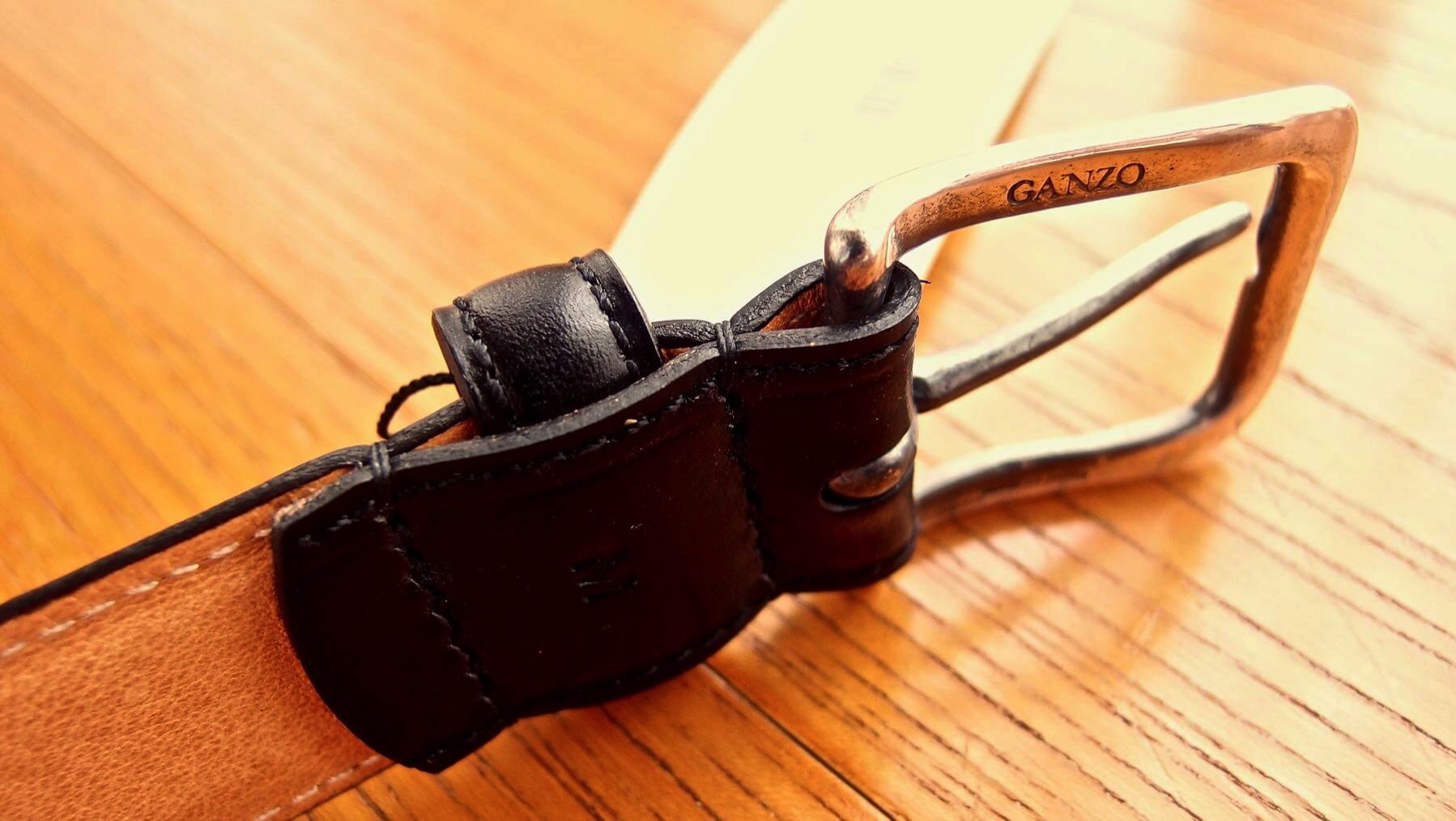 0165] Ganzo ブライドルのベルトの評判ってどうなの？ 試しに買って