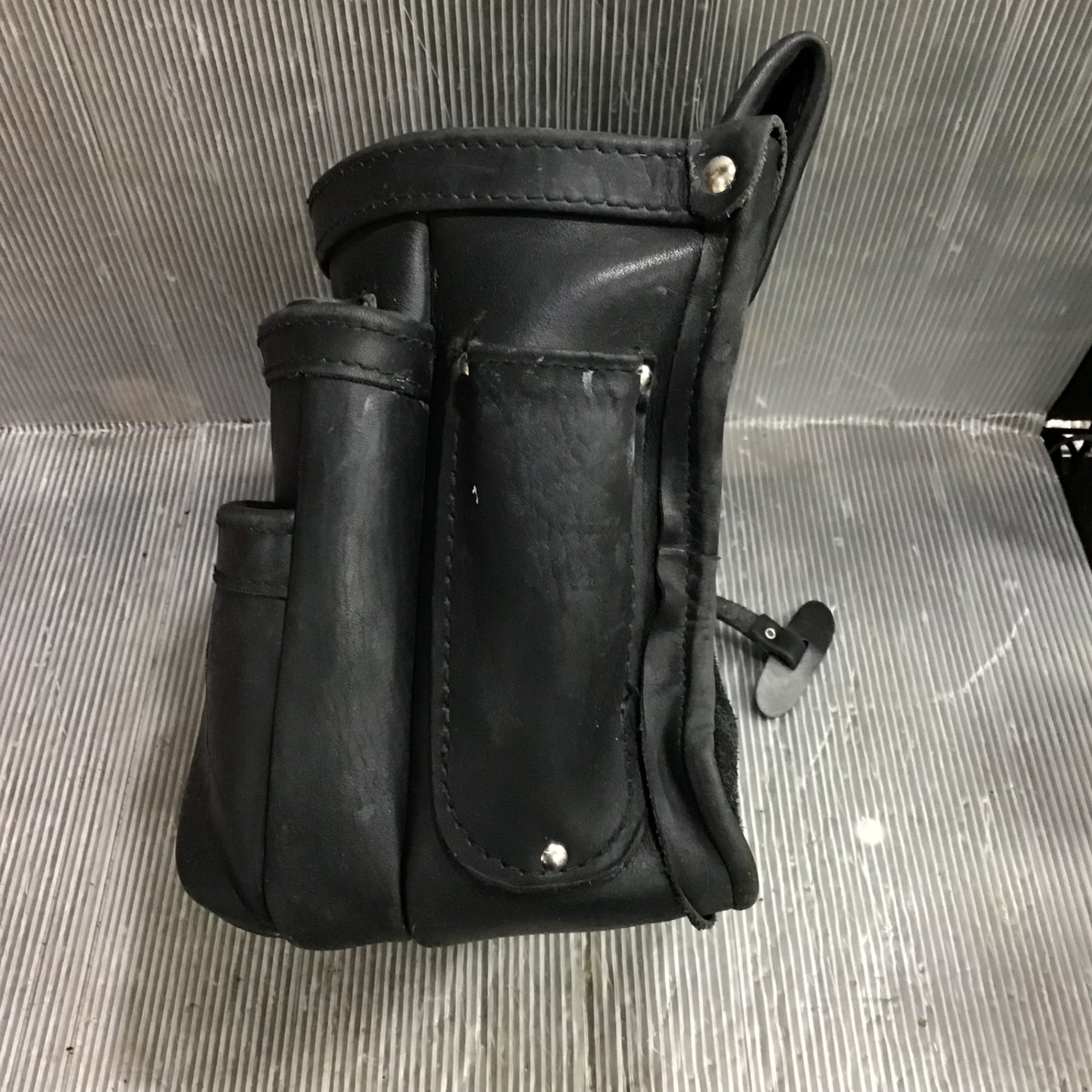 ニックス(KNICKS) 総グローブ皮仕上腰袋フチ/総グローブ革テープ巻