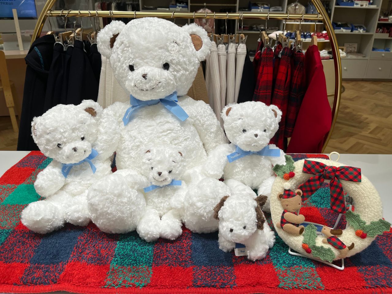 ファミリア familiar クリスマス ボード くま インテリア ファミリア