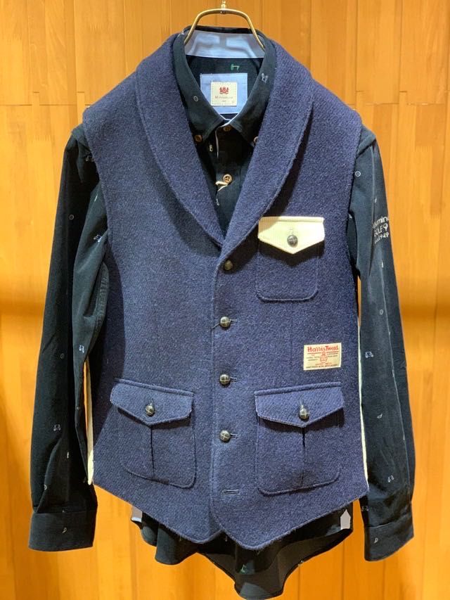 ハリスツイードベストご紹介｜Mitsumine｜Staff Blog｜Mitsumine (三峰