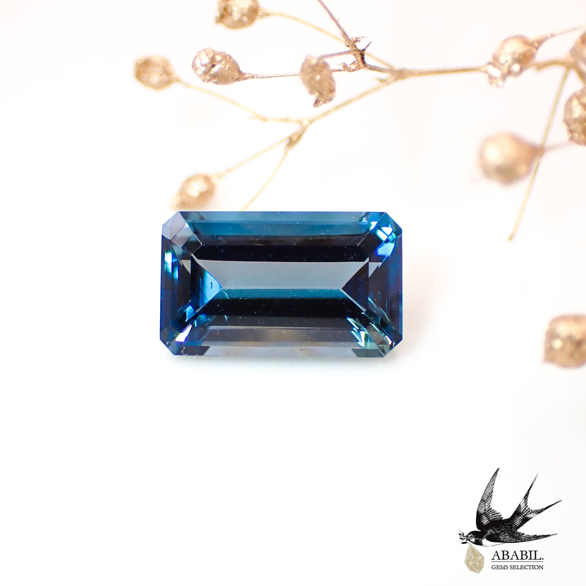 リツプラネタリウムのようなインクル☆非加熱アクアマリン☆ペンダント