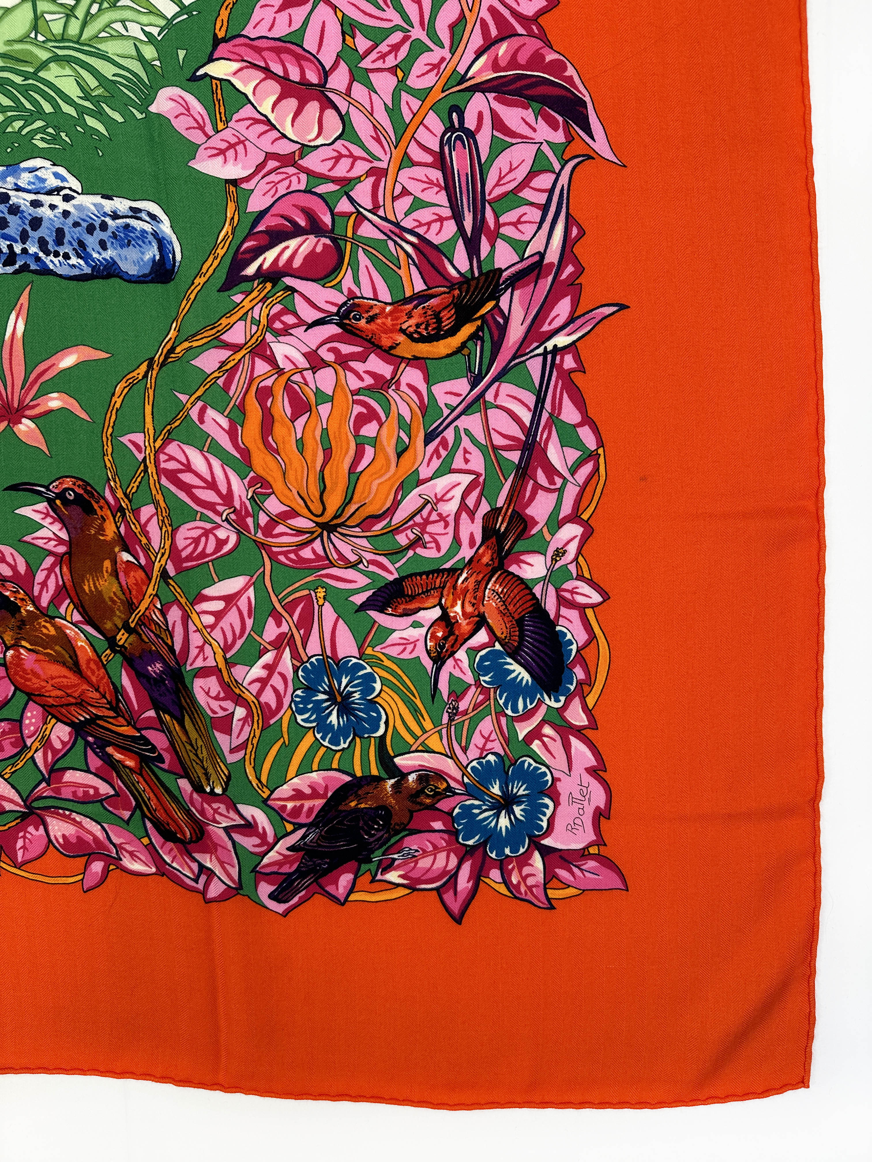 Hermès Jungle Love Cashmere Silk 140