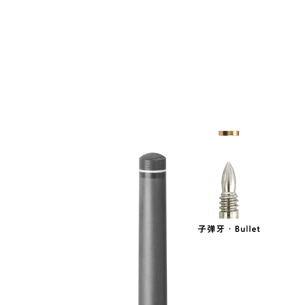 BIZU 13mm カーボン プールビリヤード キューシャフト ブラック