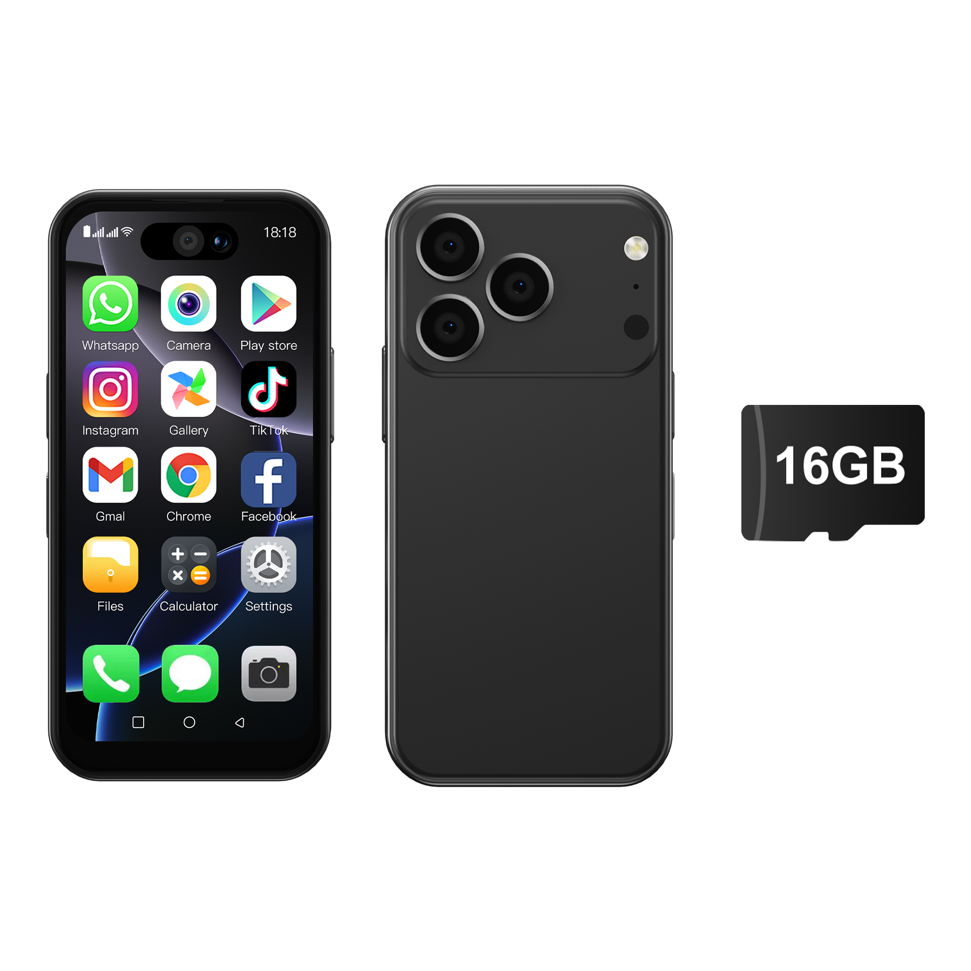 SERVO 17PRO MAX Androidミニスマートフォン 3G WCDMA デュアルSIM