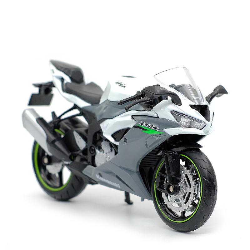 RMZ 1/12 Kawasaki Ninja ZX6R Pressofuso In Lega di Sport Modello