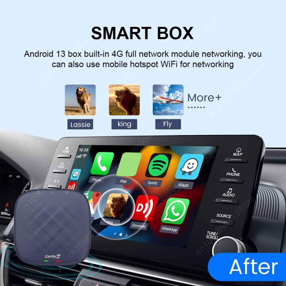 2023 Carlinkit CPC200-Tbox Plus Carplay AI Box Android 13 8+128GB