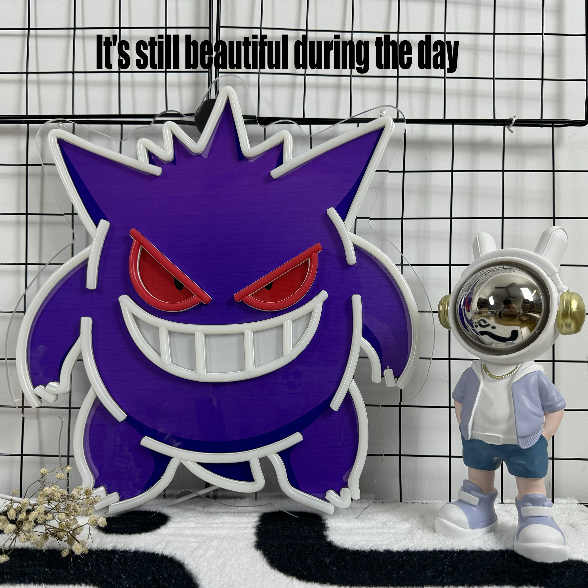 ポケモンクールゲンガーアクリルネオンサイン LED ライト USB 電源