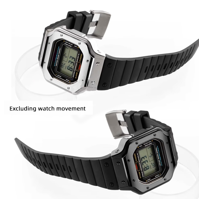 ‌ 新 2025 メタルベゼルカシオ G-Shock DW5600 Mod キット 3229 GW