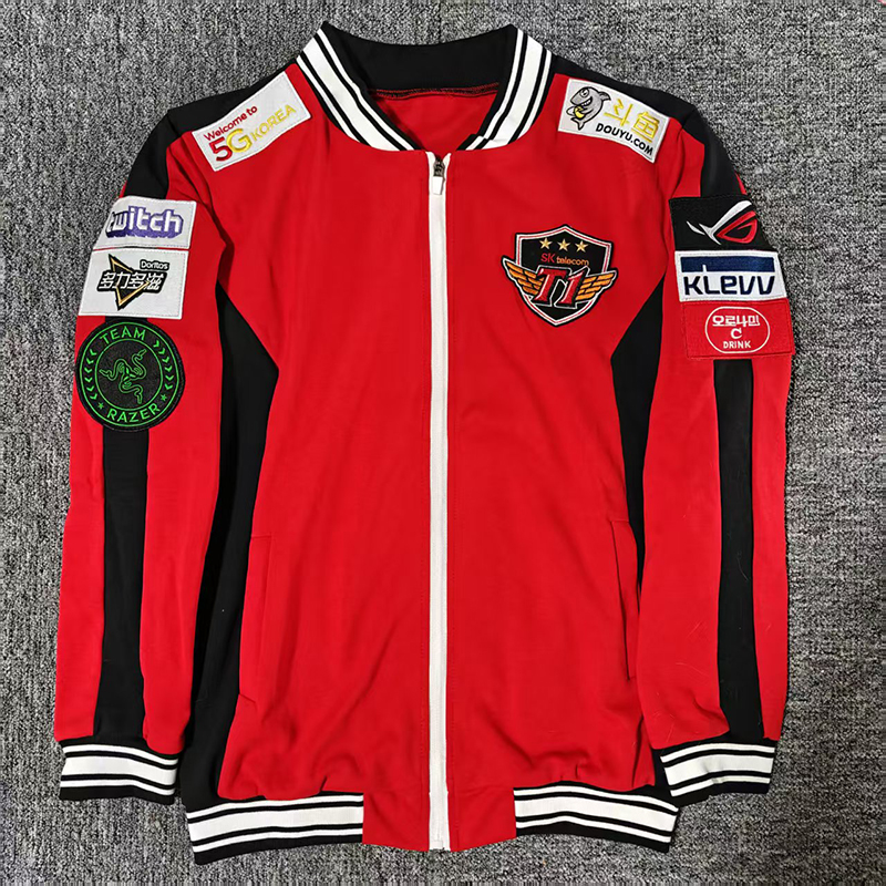 Game LOL World Champion S7 Team SKT T1 Players Uniform Baseball