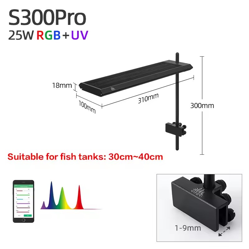 WEEK AQUA S Series Ver.3 RGB+UV Full Spectrum S300/400/450Pro