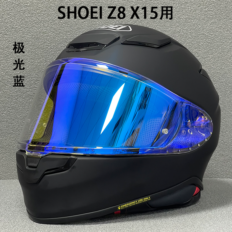 新品 SHOEI CWR-F2 スモークミラーシールド ブルー S115219785