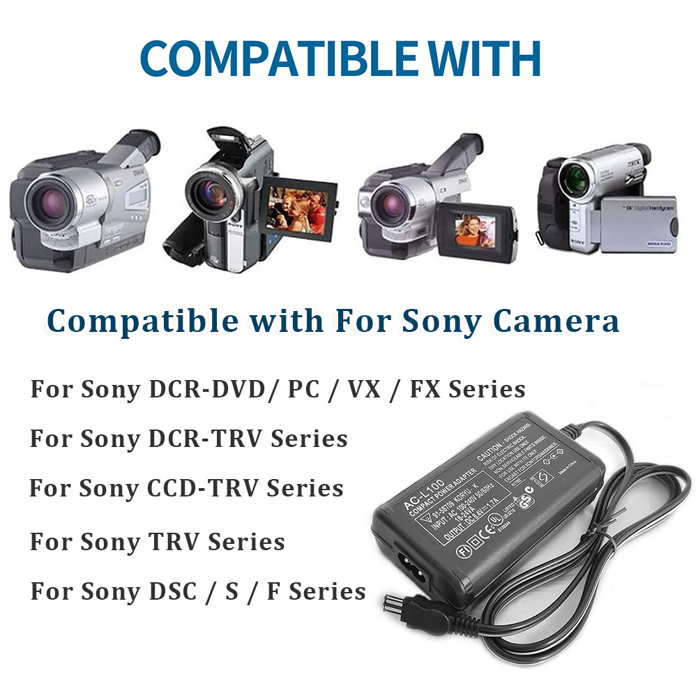 AC-L100C ソニーカメラ AC-L10A L10B L15 電源アダプタ NX100 AX2000