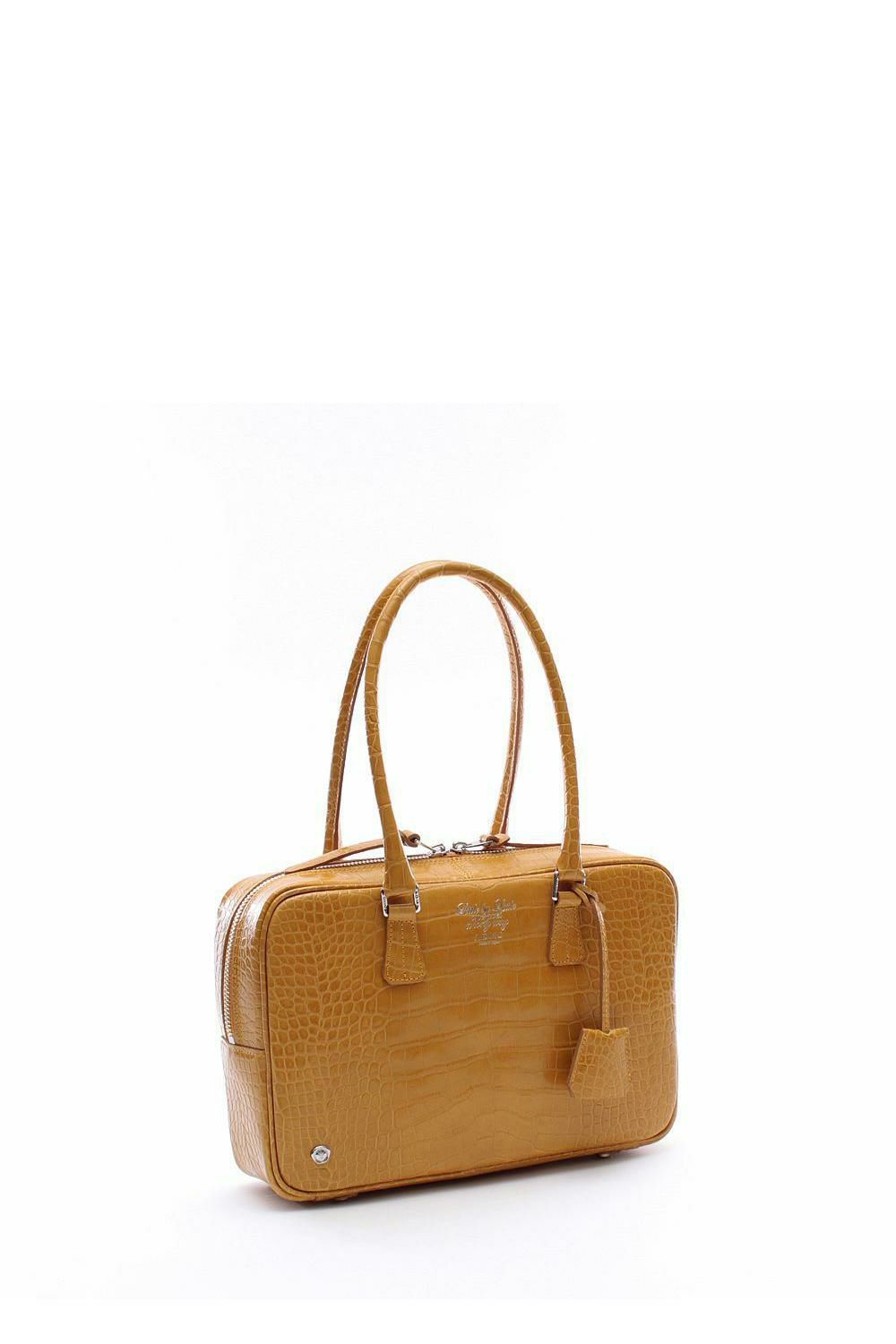 クロコ型押しボストン28cm | A.D.M.J.公式オンラインストア