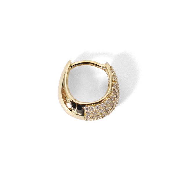 TOMWOOD トムウッド Ice Huggies Pave Gold アイス ハギー ピアス