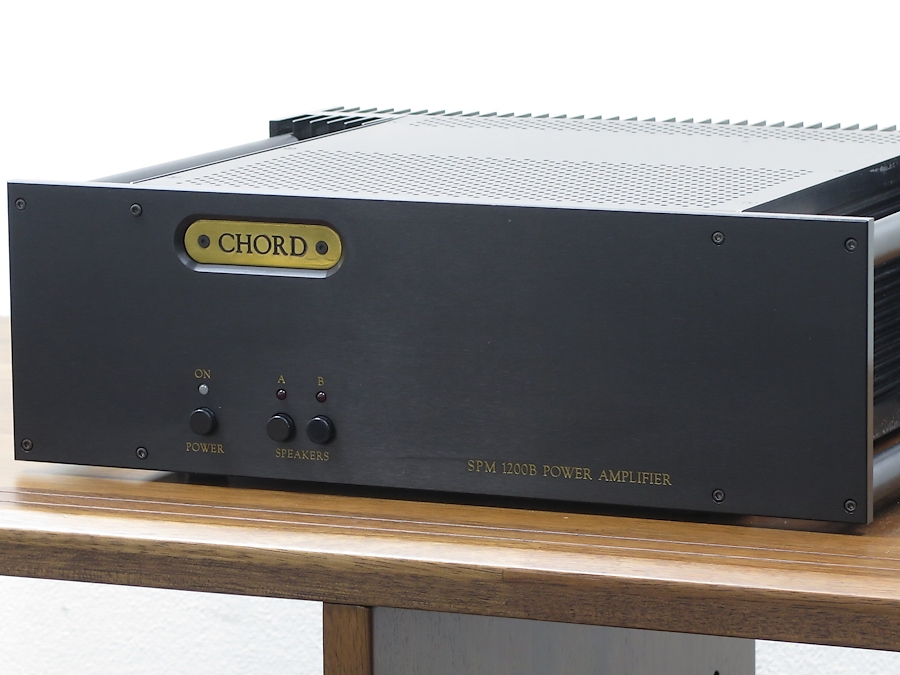 コード CHORD SPM-1200B パワーアンプ ブラックモデル @28114 / 中古