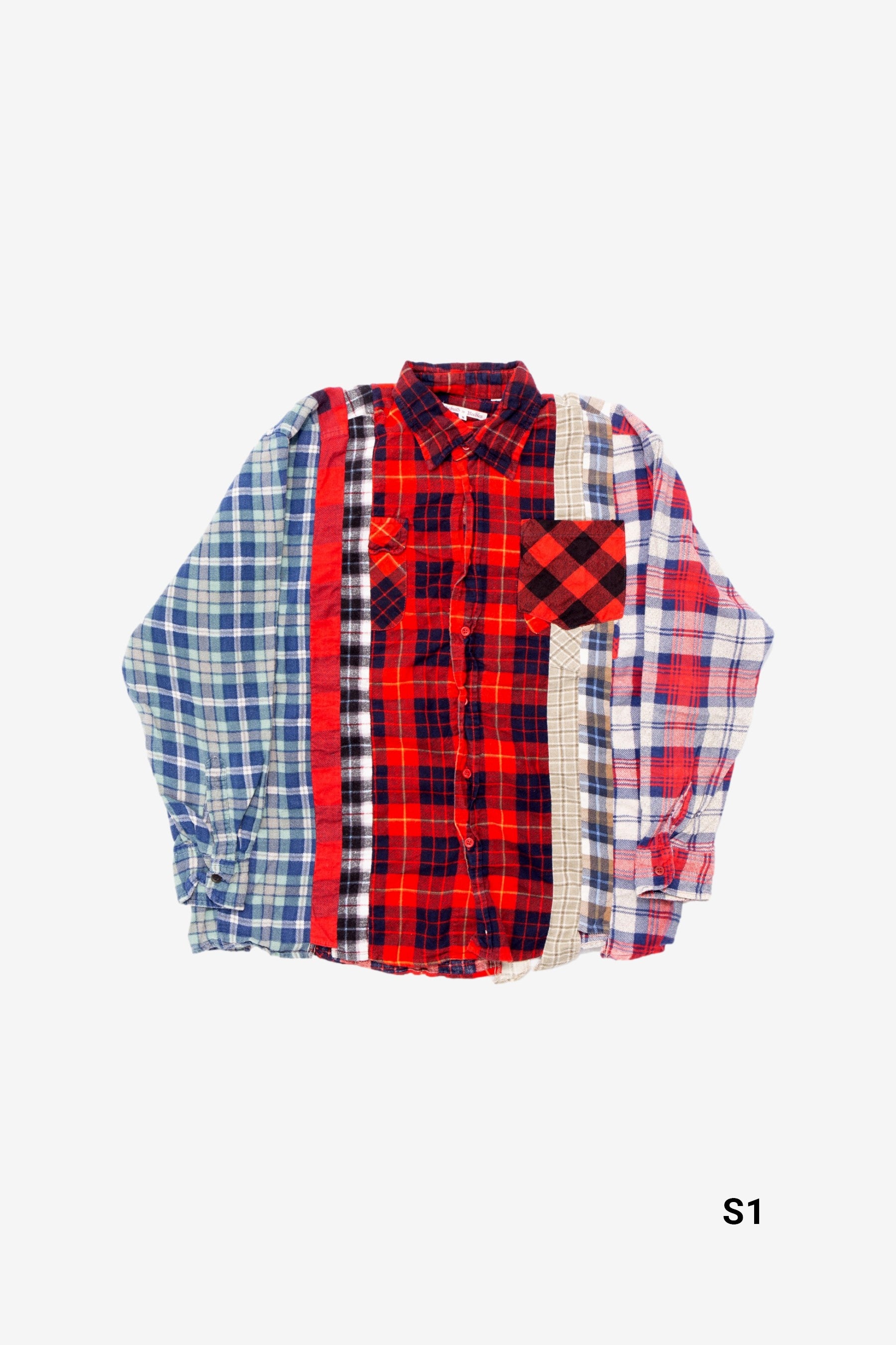 Rebuild By Needles 7 Cuts Flannel Shirt - Needles | Afura Store