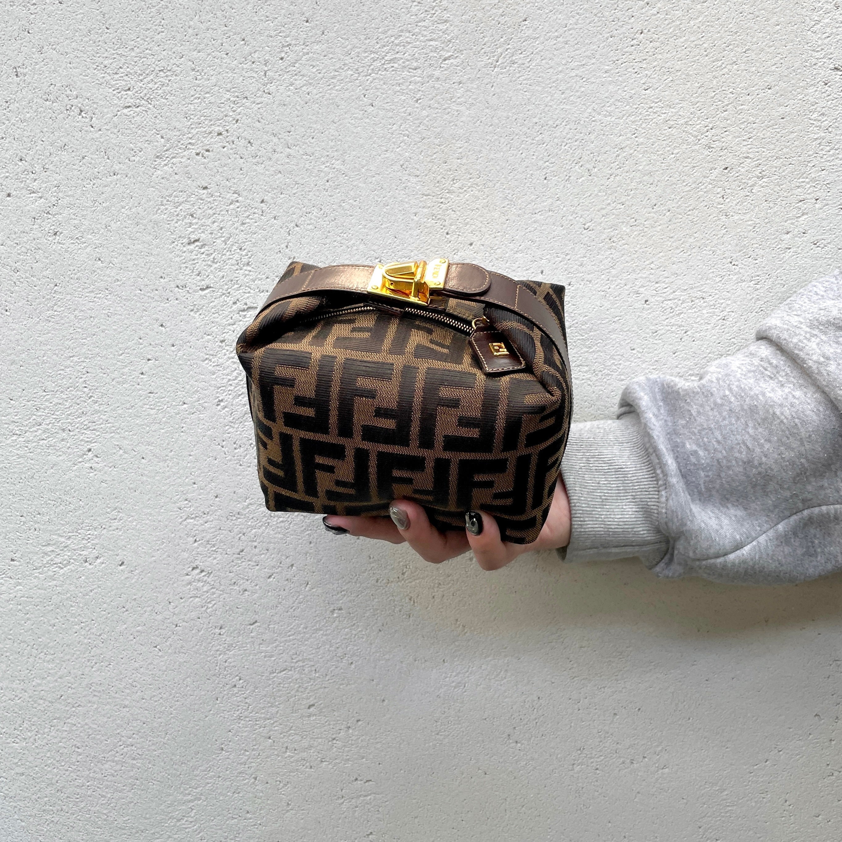 RAREFENDI Zucca Canvas Mini Vanity Bag Hand Bag – Afar Vintage