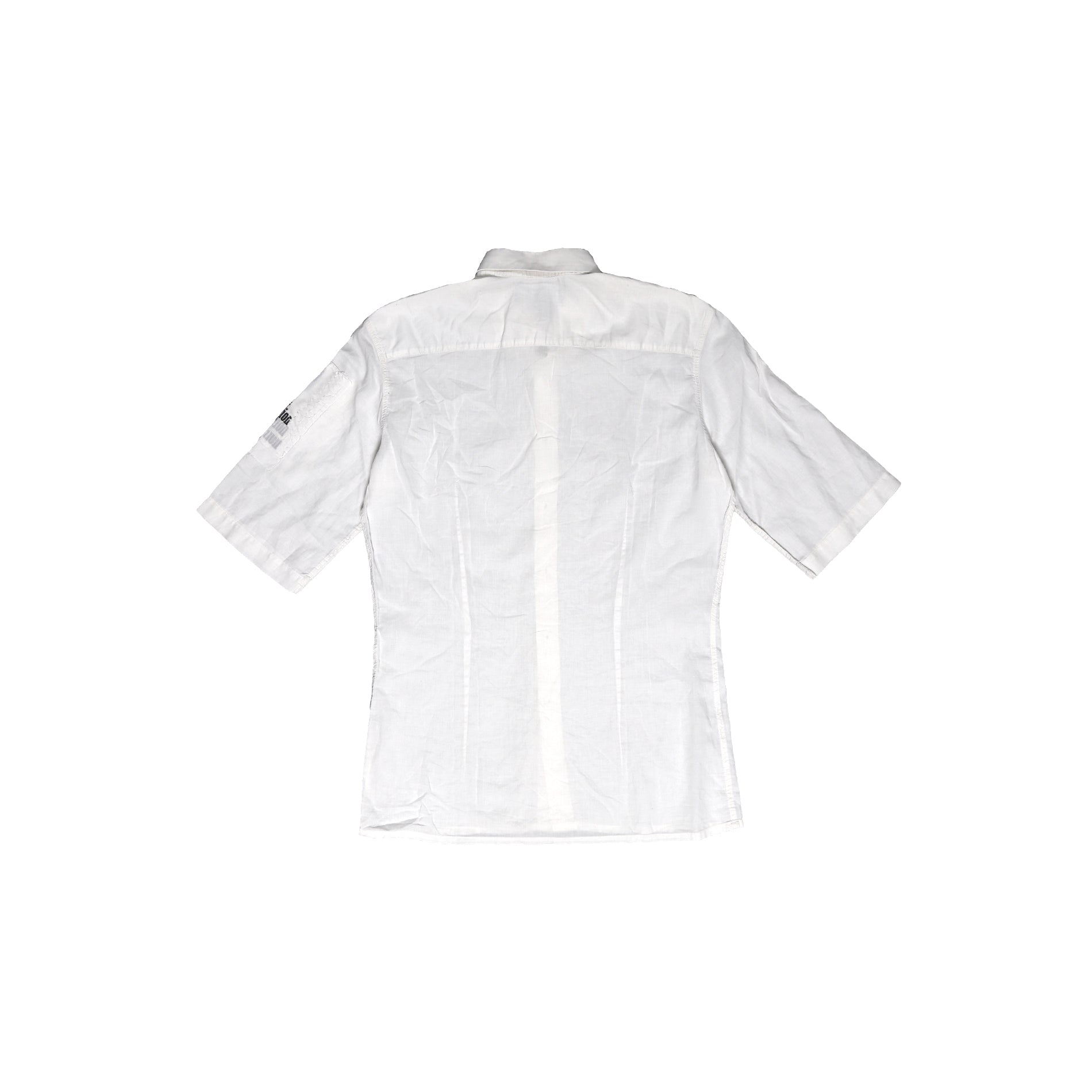 Raf Simons SS02 Patched Short Sleeve Shirt - Ākaibu Store