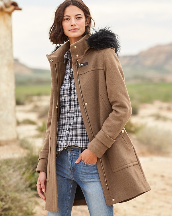 Cole Haan Wool Duffle Coat | Garnet Hill