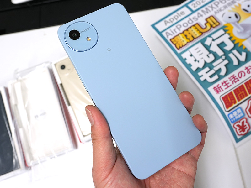 シリーズ現行モデルの5Gスマホ「AQUOS wish4」が15,800円！未使用品
