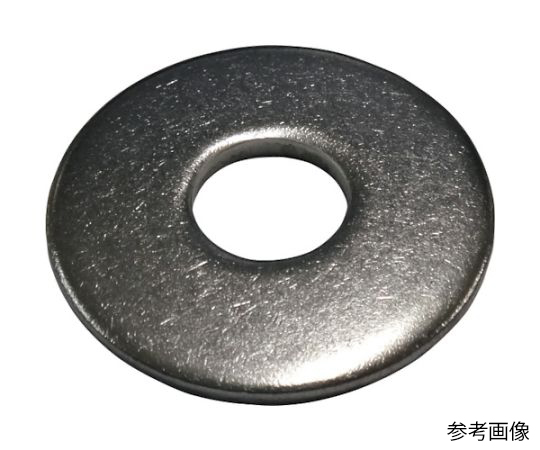 65-6160-61 ワッシャー 特寸 ステンレス M4 外径15×2.0 50枚入 W-SUS-4