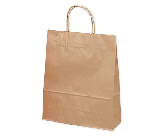 67-4911-36 手提げ袋 未晒 260×100×310mm 10枚入 50-6101 【AXEL