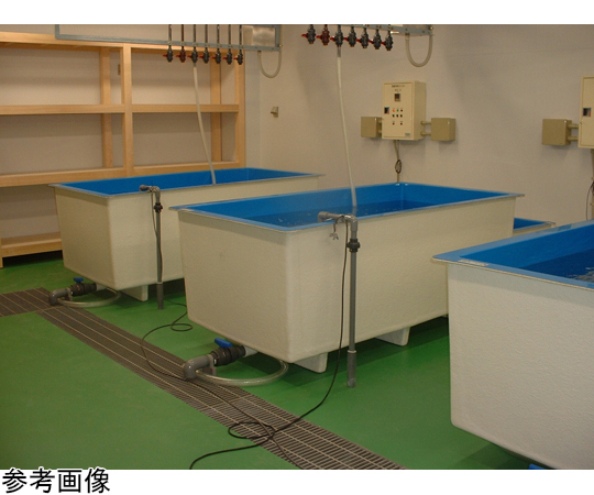 67-8095-83 アース式FRP水槽 角型 720×1020×610mm KF-270S 【AXEL