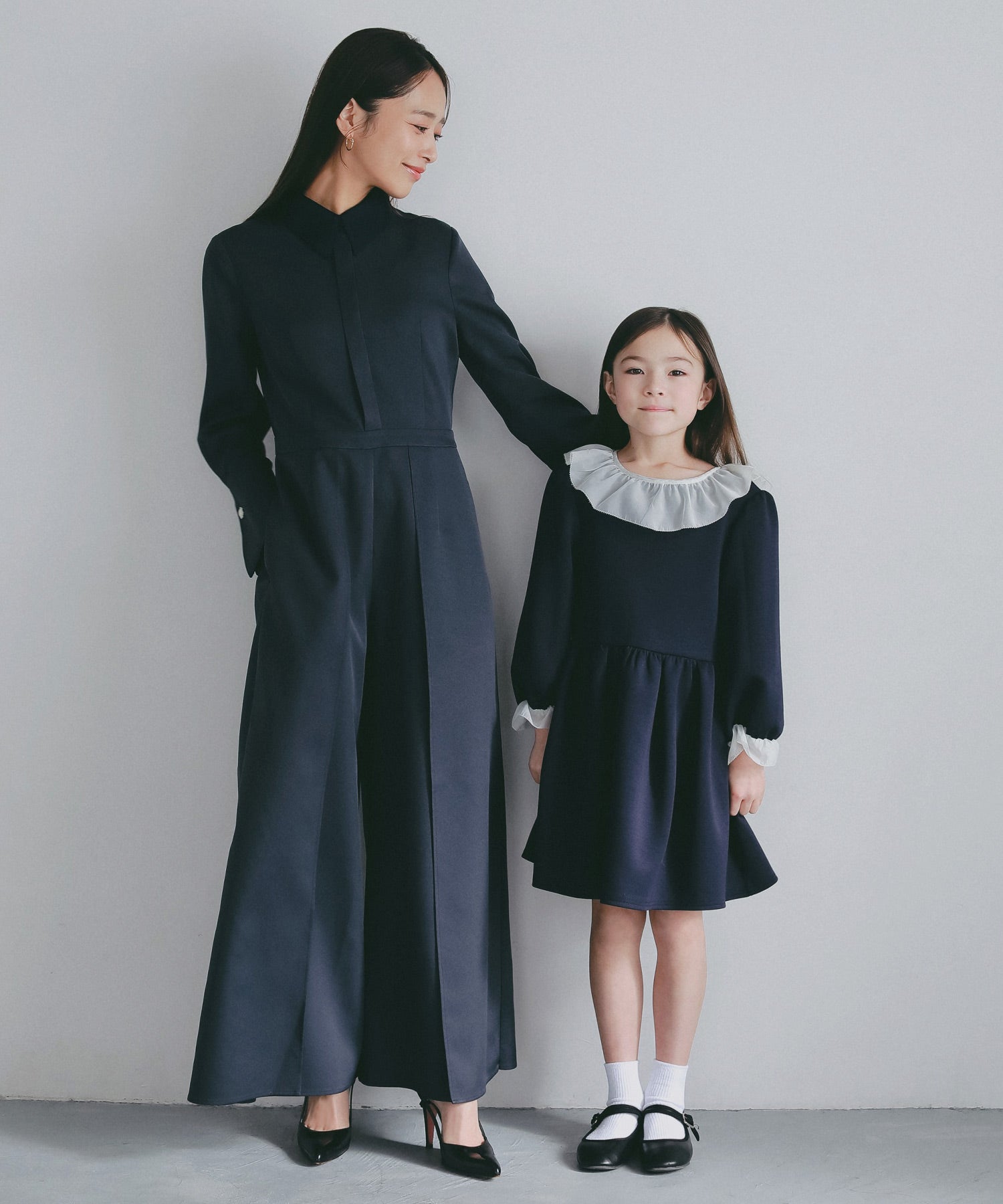 クラシックカフス 襟付きオールインワン【セレモニー/オケージョン