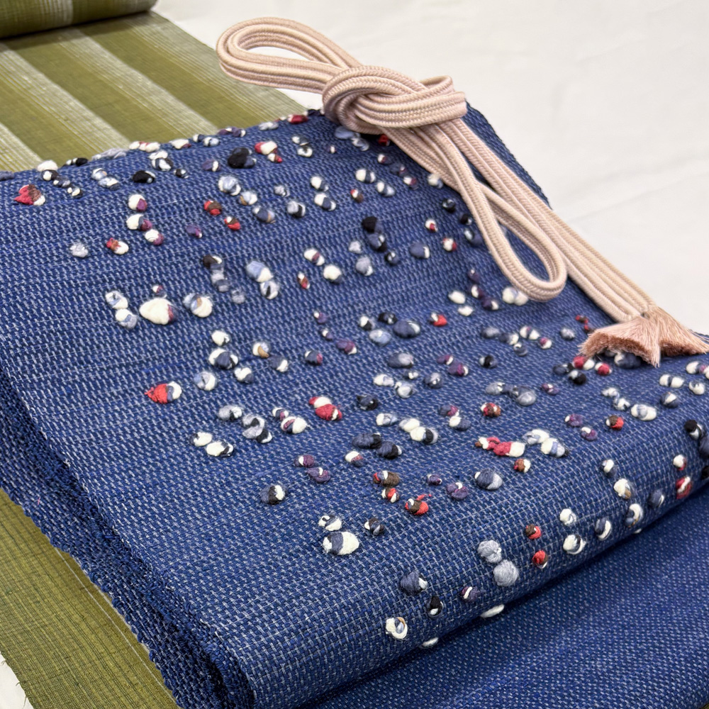 藤田織物製 真綿八寸帯 - 青山ゑり華