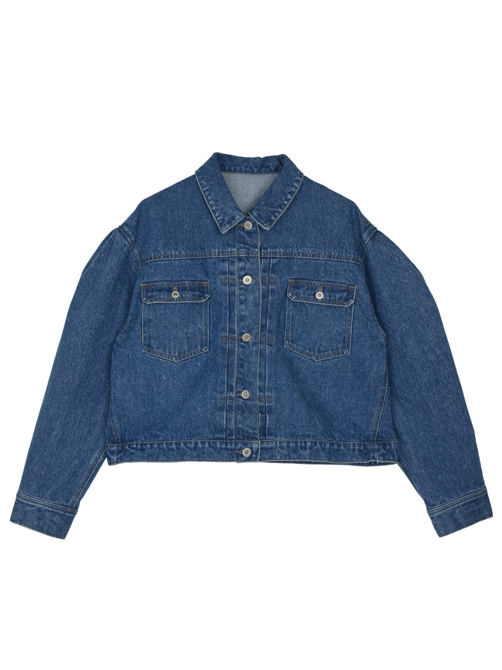 JAPAN MADE BACK FLARE DENIM JACKET