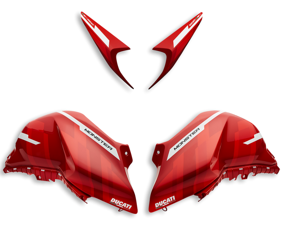 Monster 937 Gp Customization Set Red-Ducati Accessories - AMS Ducati