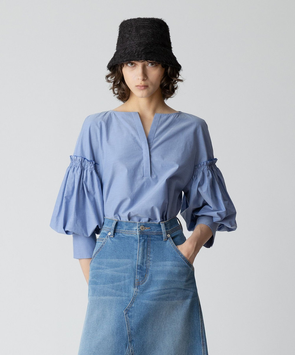 パフギャザースリーブブラウス|allureville OFFICIAL SITE / ONLINE