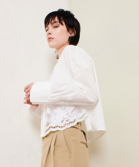 エンブロイダリーポイントシャツ|allureville OFFICIAL SITE / ONLINE