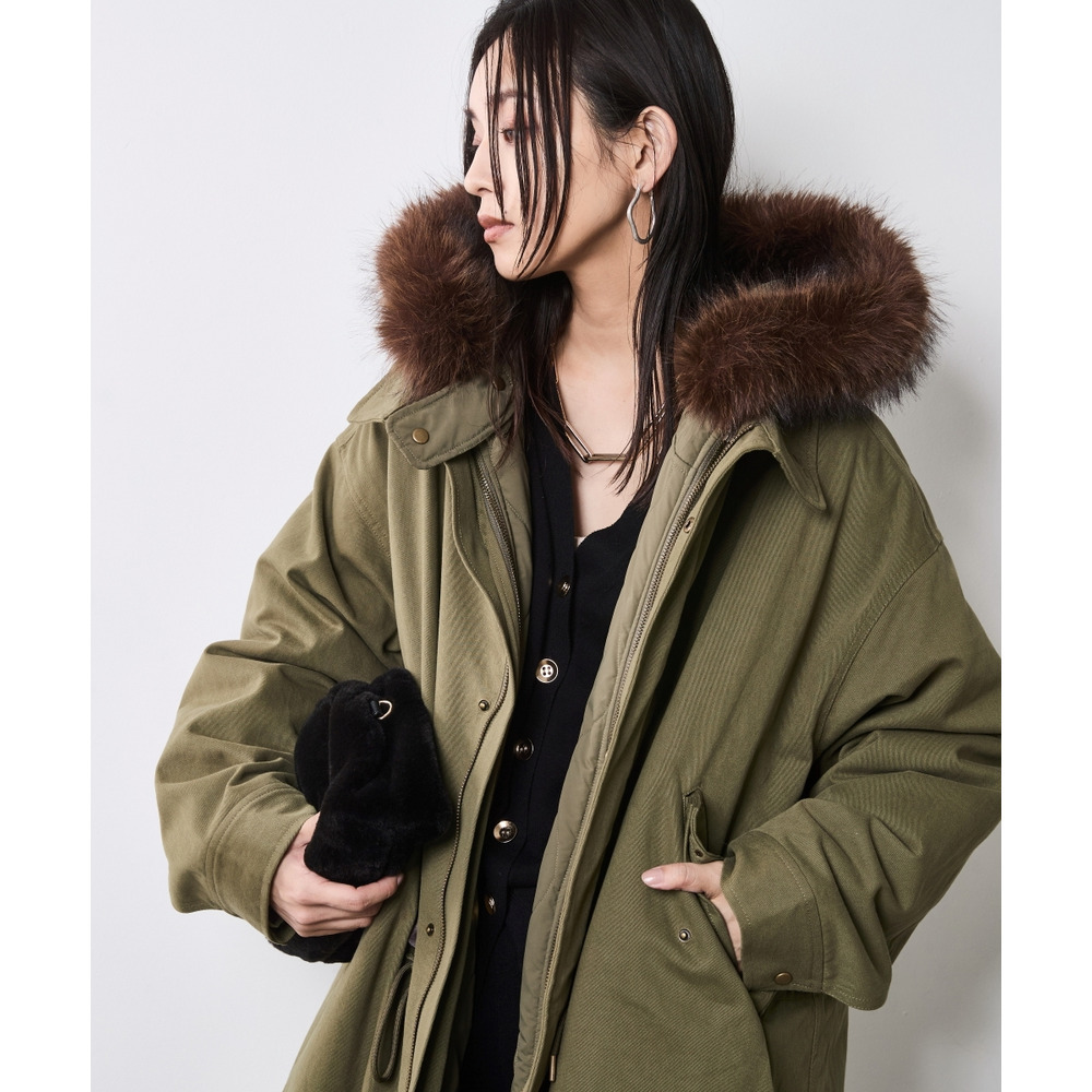 ライナー付モッズコート 大きいサイズ シックスタイル AMR0125E0006