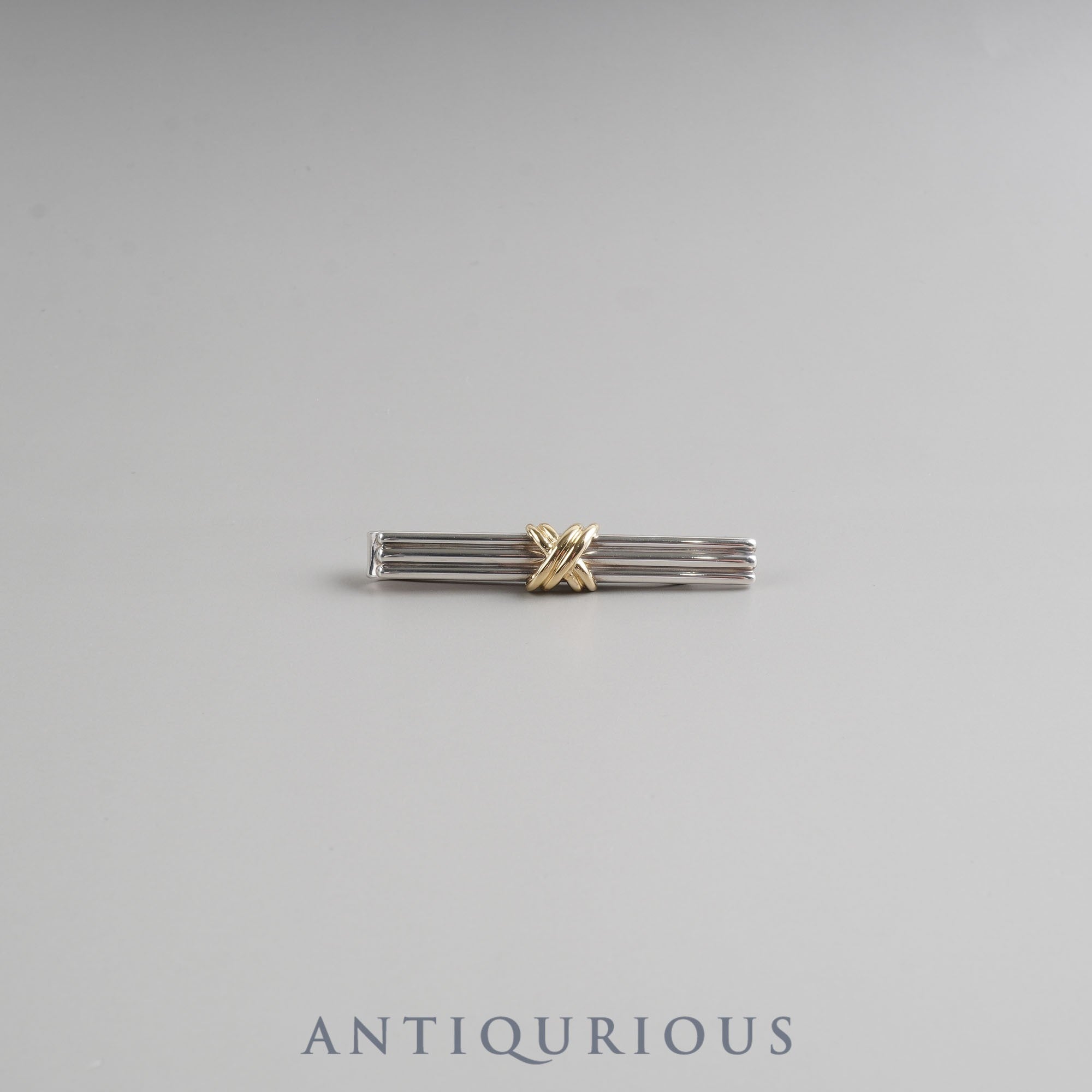 ティファニー ネクタイピン シグネチャークロス SV925/750 1995刻