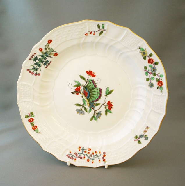 マイセン「花蝶文 皿」《アンティックかとう》