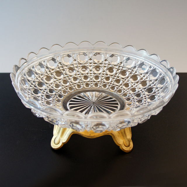 オールドバカラ「ディアマン・ピエーリー DIAMANTS PIERRERIES 脚付大