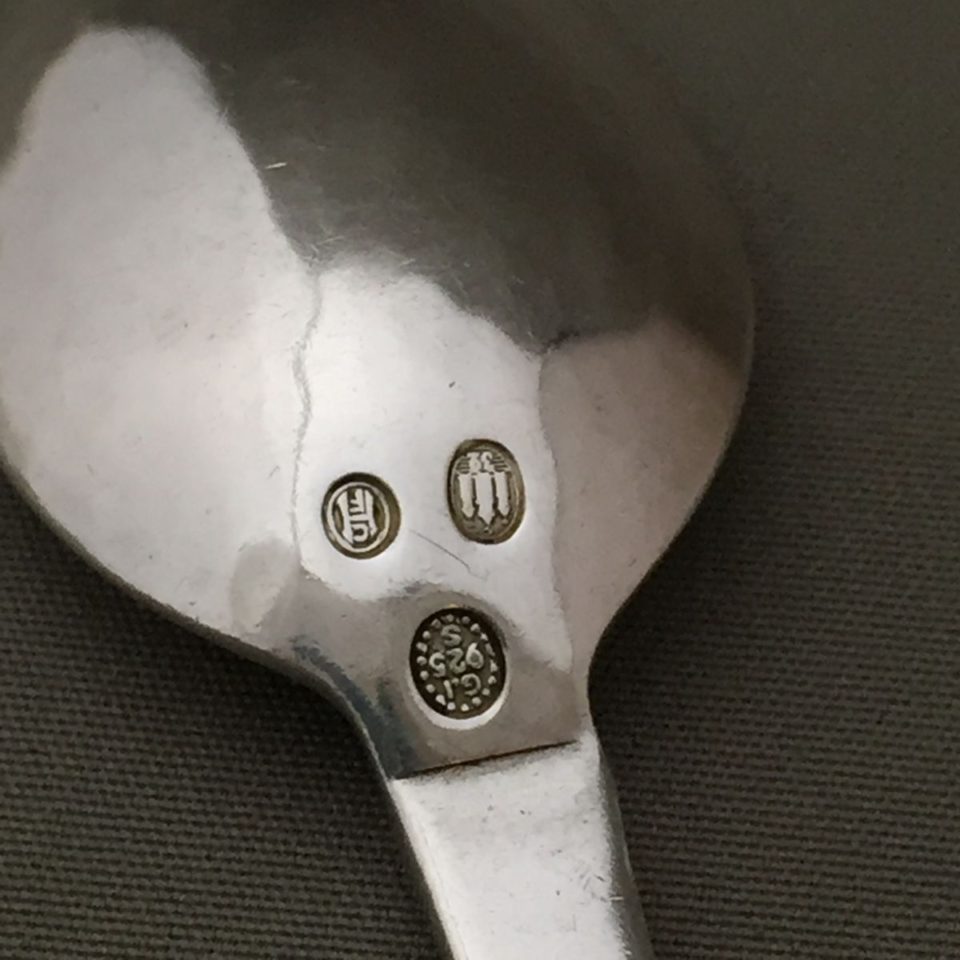 ジョージ・ジェンセン「“Continental” コーヒースプーン 長さ10.7cm