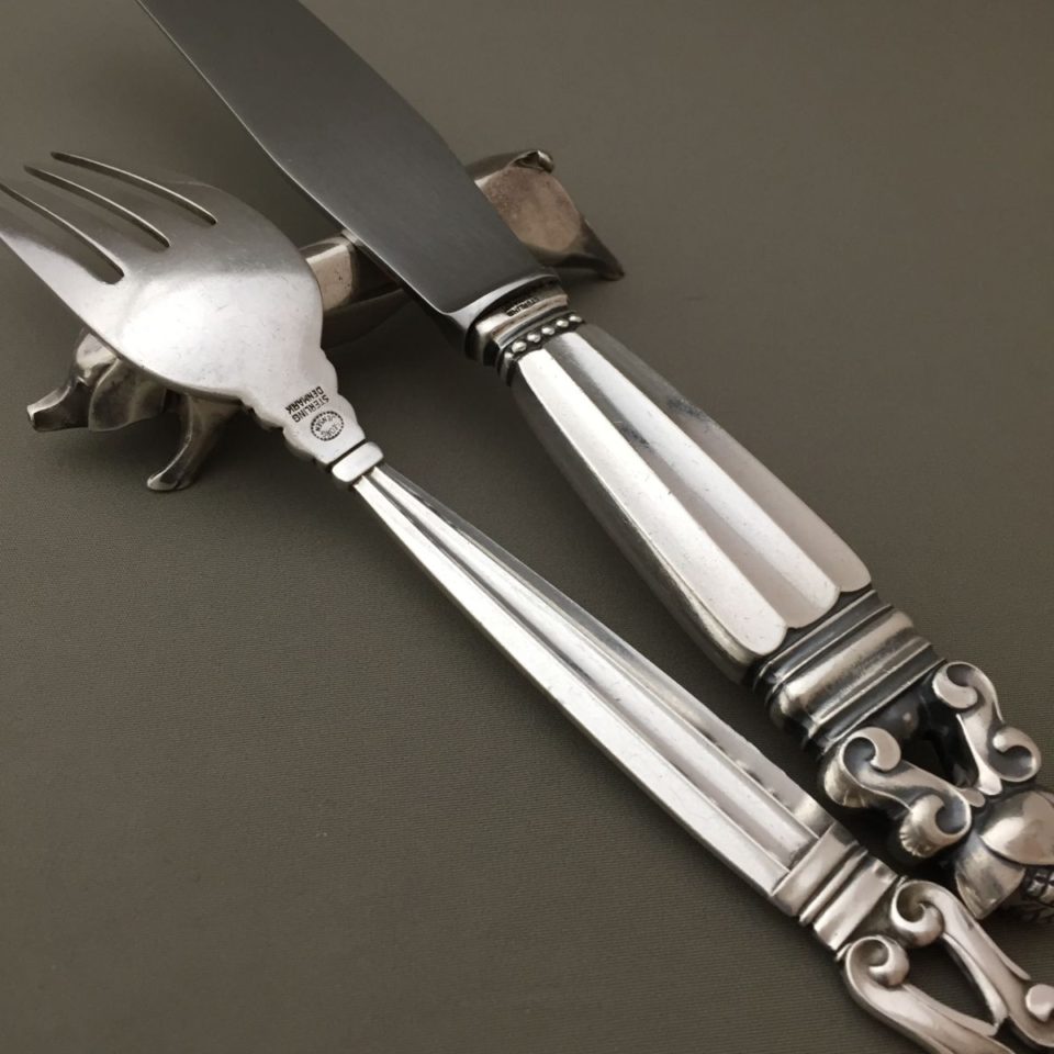 激レア 希少 E ジョージジェンセン フォーク5個セット 激レア 希少