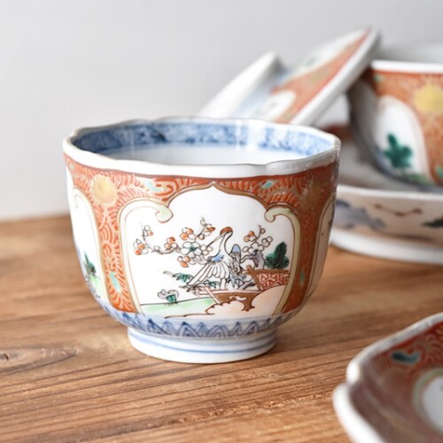 古伊万里 成化年製 そば猪口3客セット Yahoo!オークション - 古伊万里