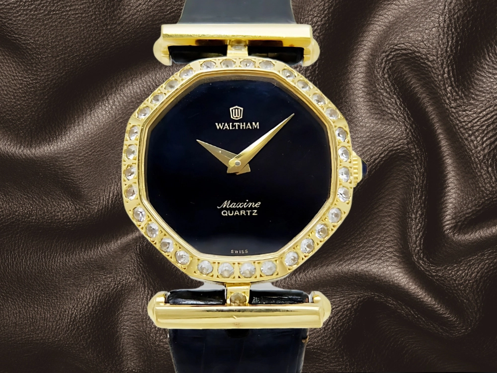 HB-0148| ウォルサム マキシーヌ GF/SS 宝飾ベゼル オクタゴン