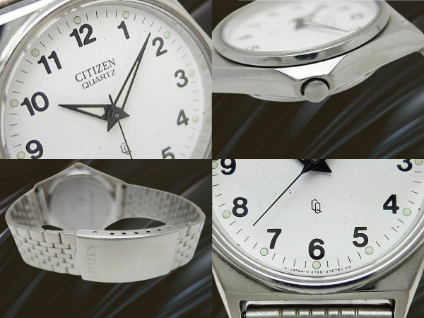 JA-3329| シチズン CQ 鉄道時計 4766-472306 ホワイトダイヤル 全数字