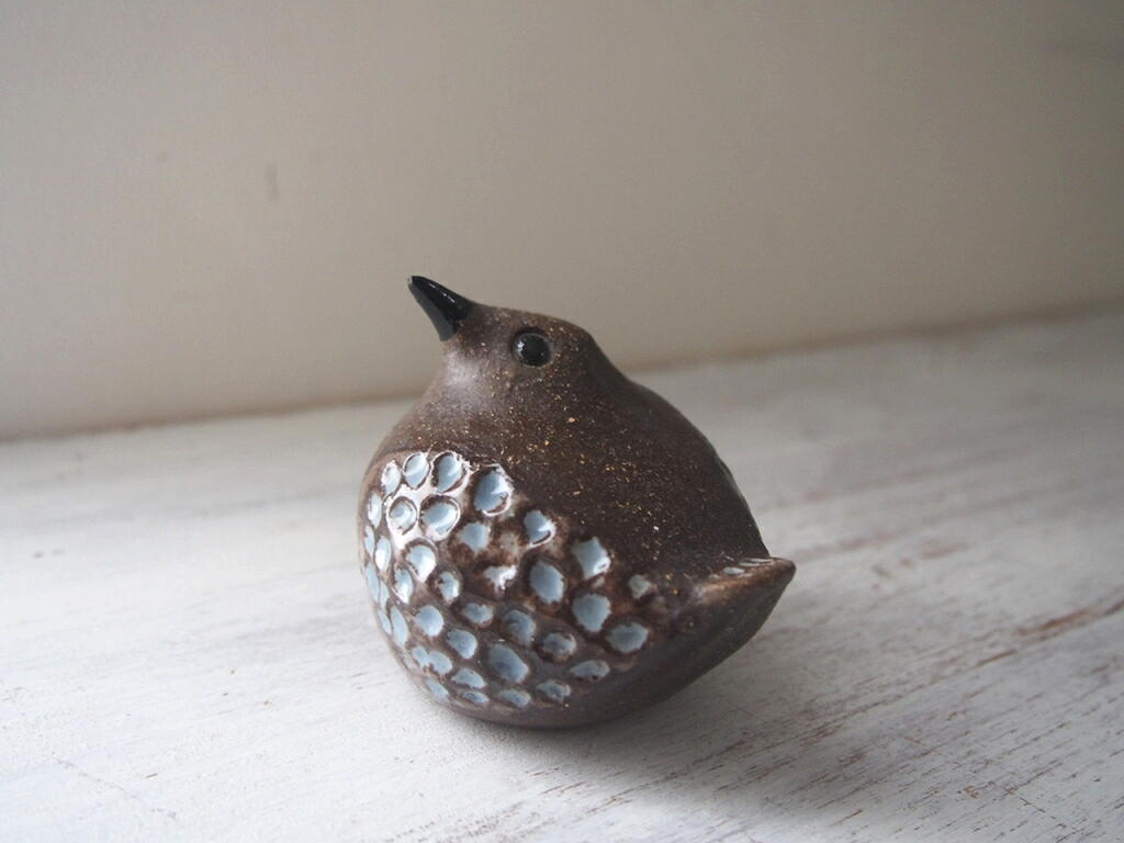 北欧ヴィンテージ Bengt Wall(Wall Trosa) 陶器の鳥の置物 - a n t e n n a