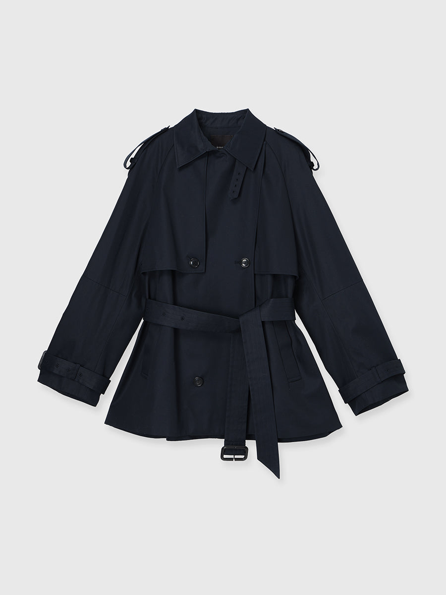 ハーフオーバートレンチコート