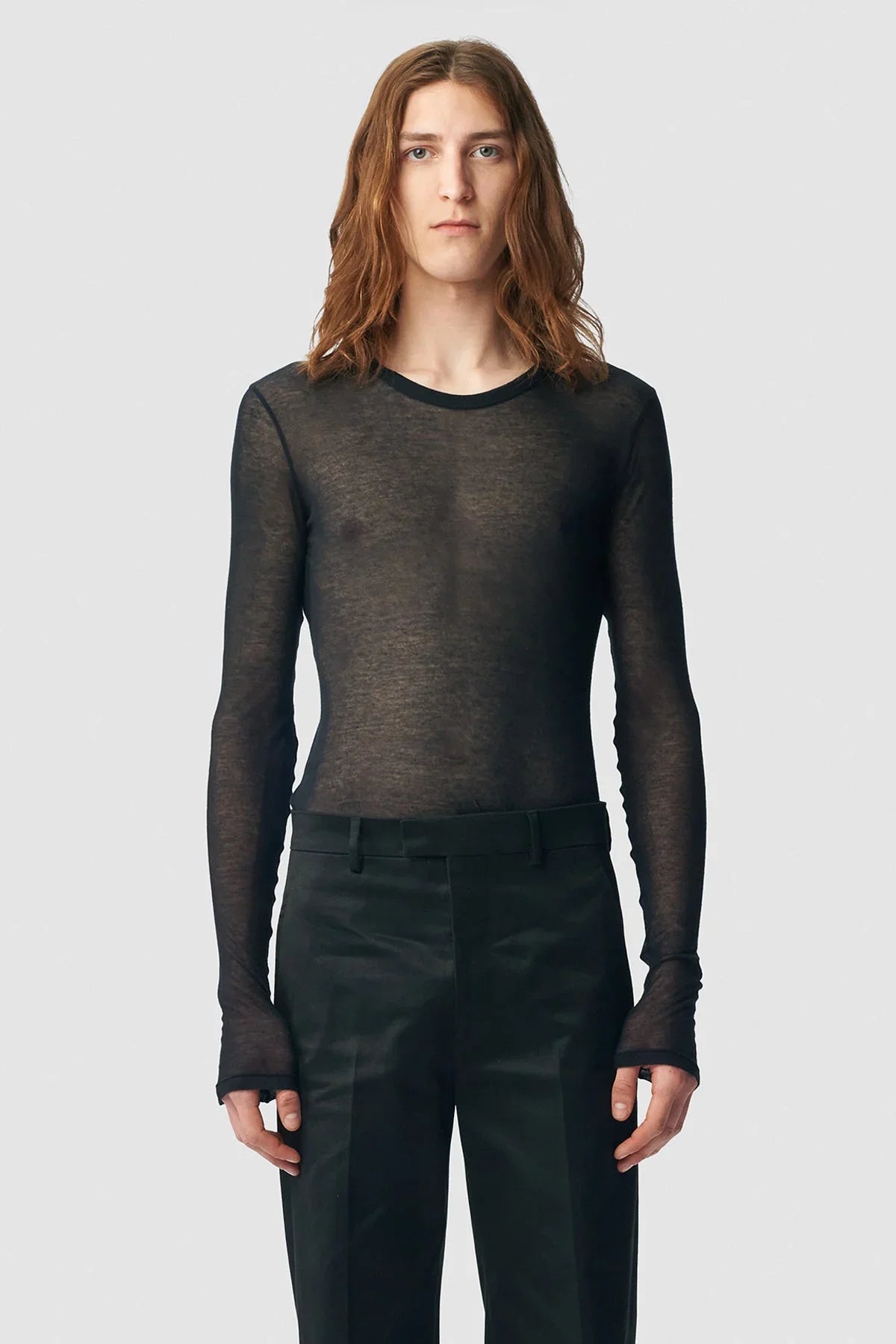 Greg Slim Fit Long Sleeves T-Shirt – Ann Demeulemeester