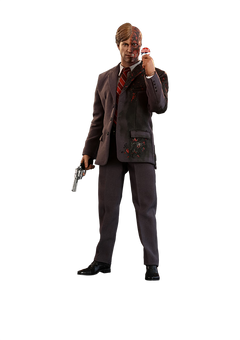 HOT TOYS THE DARK KNIGHT: TWO FACE / HARVEY DENT 1/6 Scale Action
