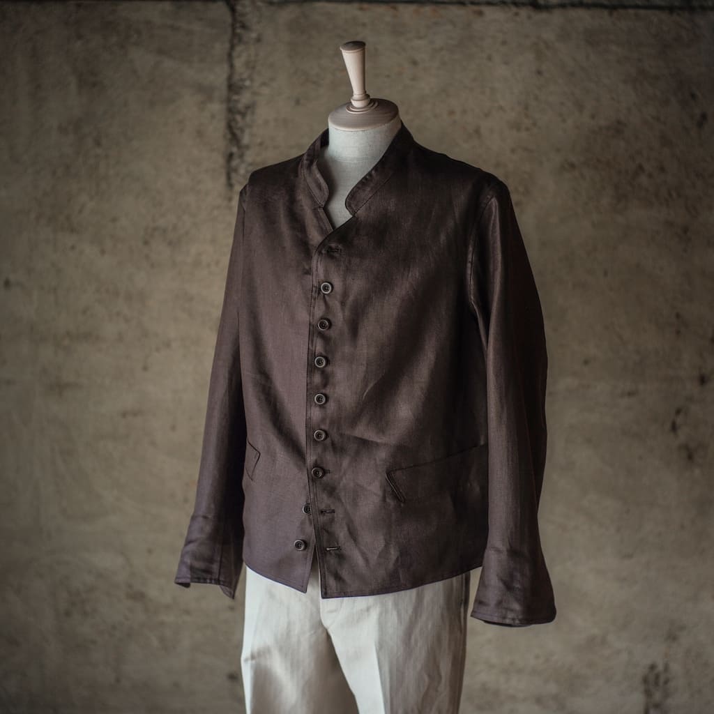DOLMAN - LINEN TWILL - BROWN – ANATOMICA KYOTO アナトミカ京都